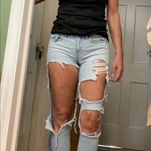 Hollister 3R Low rise skinny crop jeans 🦩